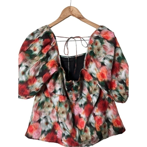 NWT J. Crew Squareneck Top Liberty® Hazy Days Floral 12 - Picture 6 of 8